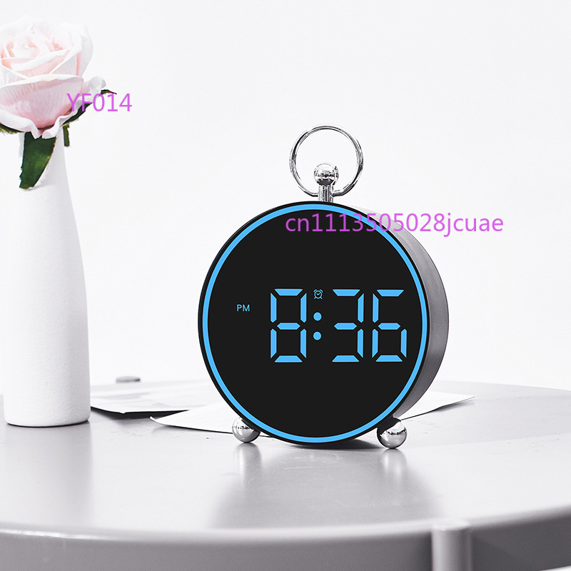 ミニマリストLED電子目覚まし時計多機能温度表示ベッドサイド - Led Desk Clock のレビューと価格