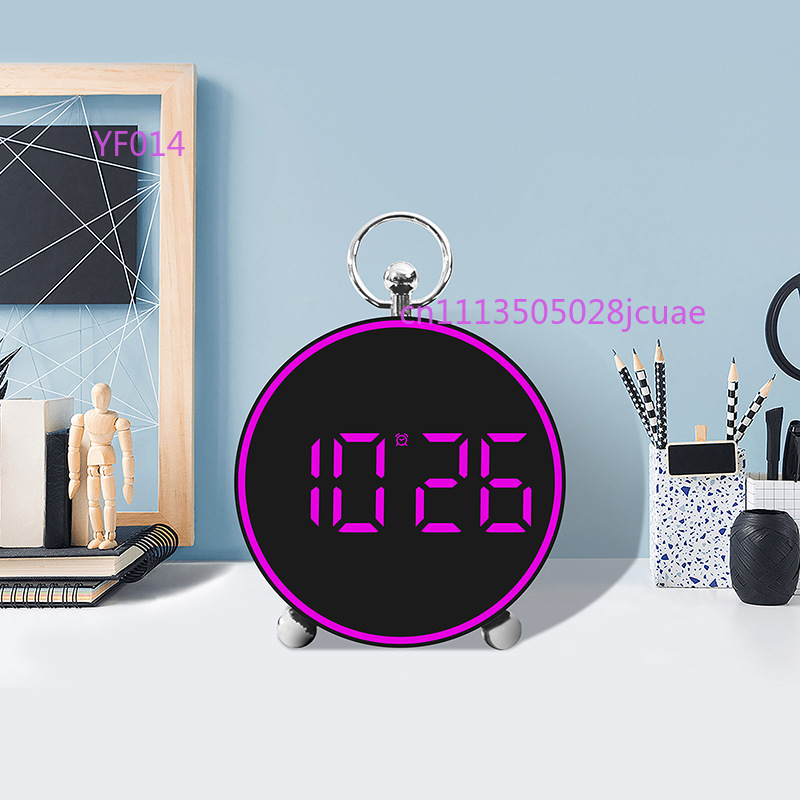 ミニマリストLED電子目覚まし時計多機能温度表示ベッドサイド - Led Desk Clock のレビューと価格