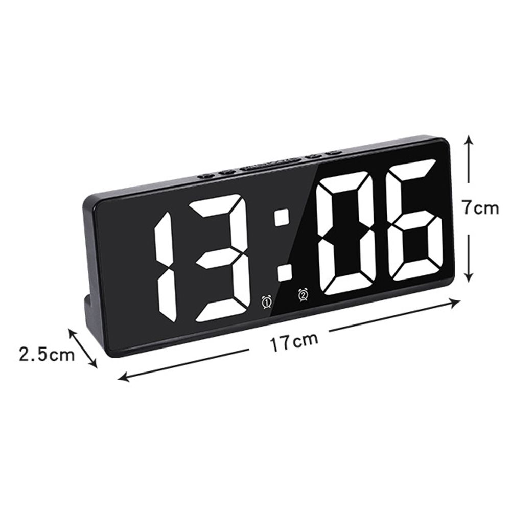 音声制御付きデジタル時計,アラーム付き時計,常夜モード,卓上 - Led Desk Clock のレビューと価格