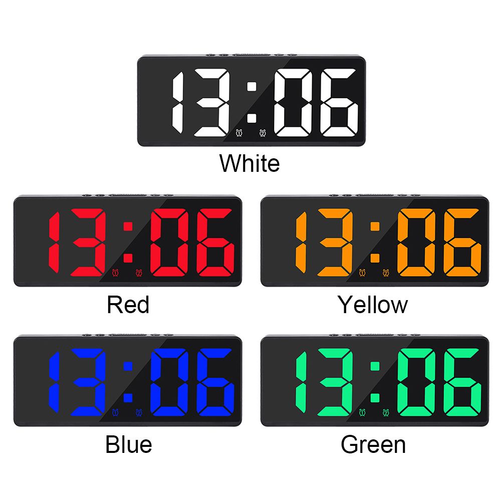 音声制御付きデジタル時計,アラーム付き時計,常夜モード,卓上 - Led Desk Clock のレビューと価格