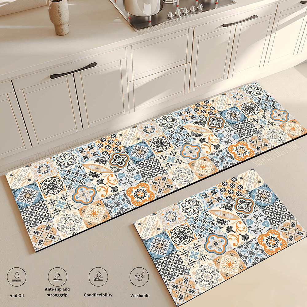 新しい 1 PC シンプルなスタイルのソフトキッチンフロアマ - Anti Fatigue Mat のレビューと価格