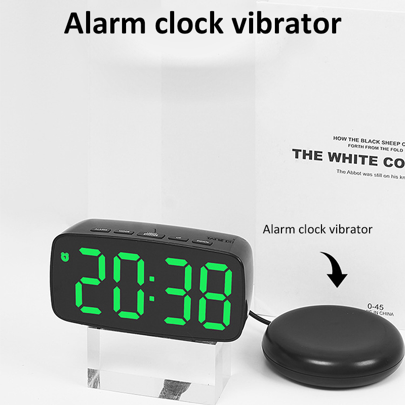 超大音量振動目覚まし時計 LED卓上時計 明るさ調整機能付き - Led Desk Clock のレビューと価格