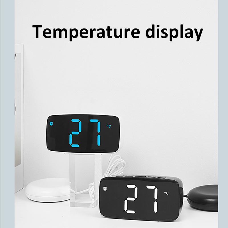 超大音量振動目覚まし時計 LED卓上時計 明るさ調整機能付き - Led Desk Clock のレビューと価格