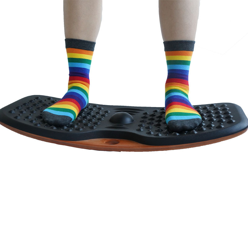 スタンディングデスクマット 抗疲労 木製 ウォブルバランスボ - Anti Fatigue Mat のレビューと価格