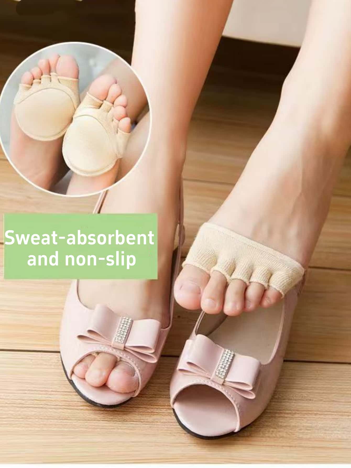 女性用ハイヒール用耐摩耗性つま先・前足部パッド、痛み軽減フッ - Anti Fatigue Mat のレビューと価格