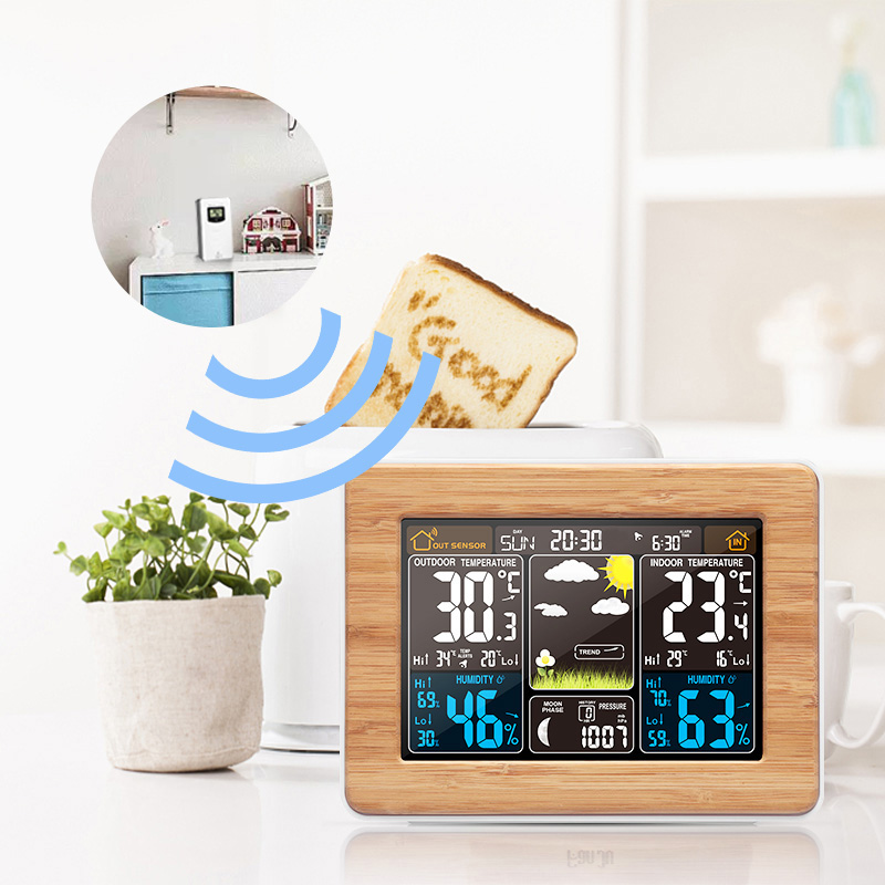 Fanju-デジタル目覚まし時計,電子デスクトップ時計,温度 - Led Desk Clock のレビューと価格