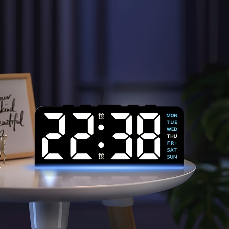 デジタル LED 目覚まし時計 デスクトップ置き時計 ナイト - Led Desk Clock のレビューと価格