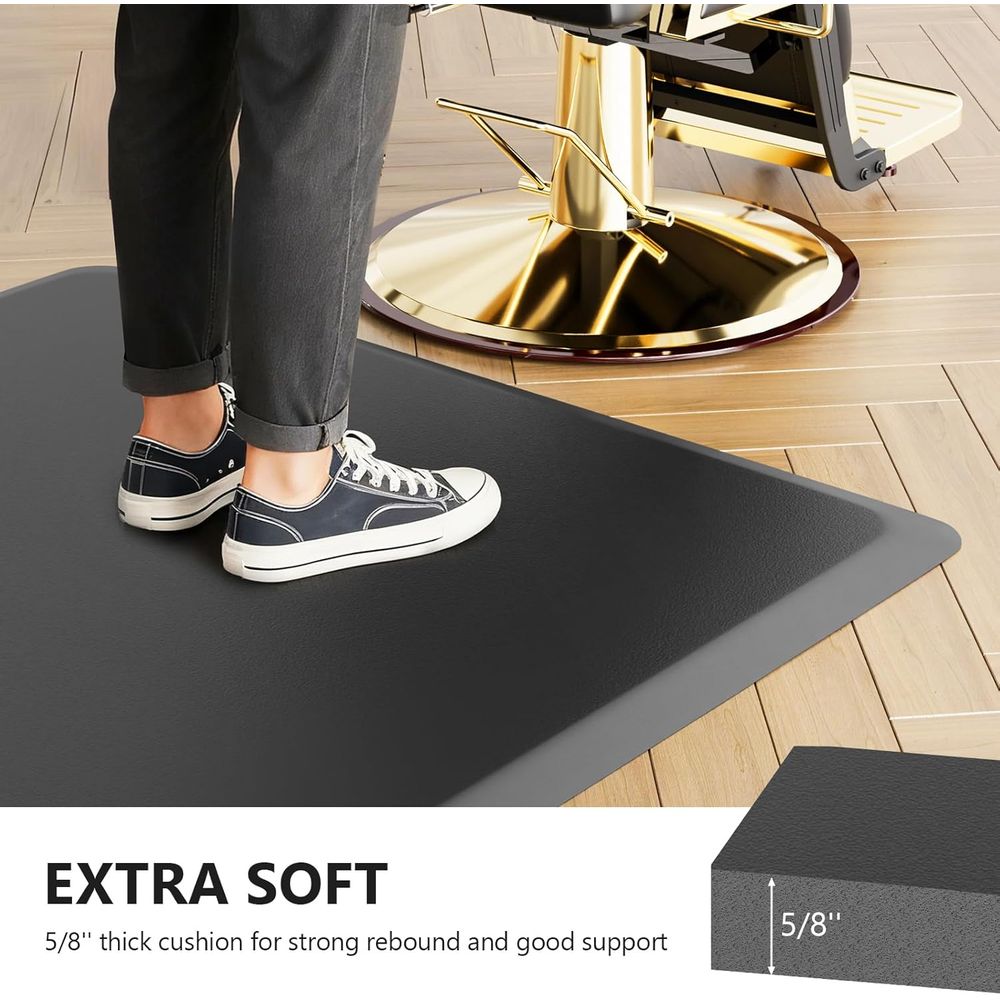 高級サロンマット 4'x4'x5/8インチ、抗疲労、耐久性、 - Anti Fatigue Mat のレビューと価格