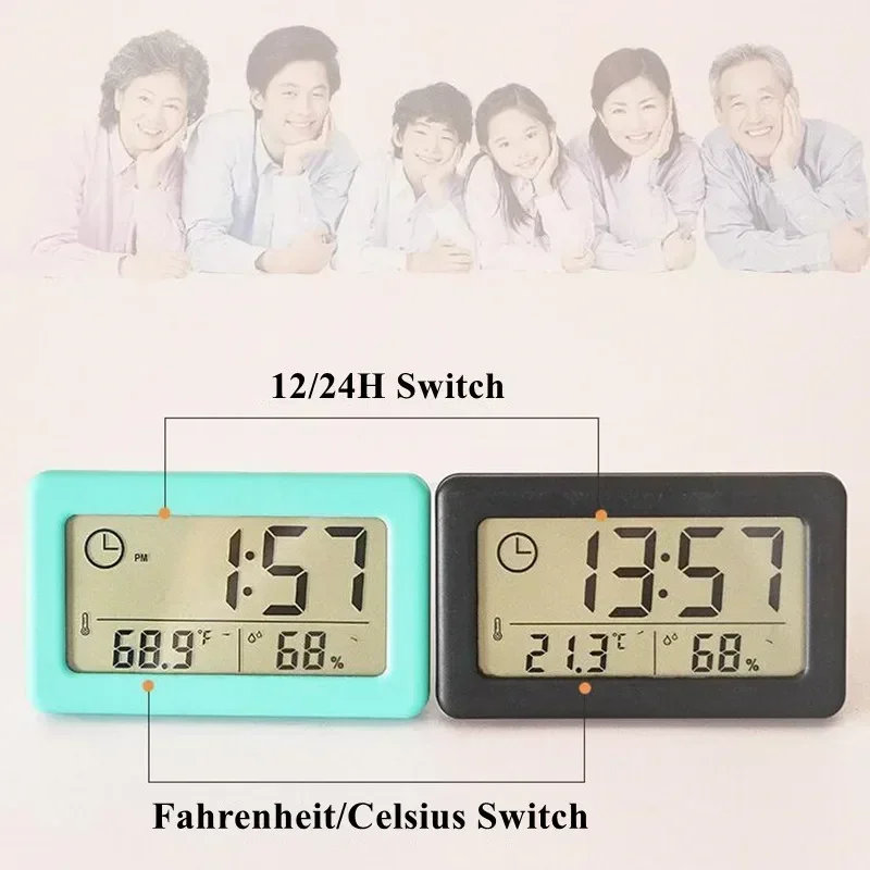 寝室の装飾用のデジタル目覚まし時計、寝室用の卓上時計LEDテ - Led Desk Clock のレビューと価格